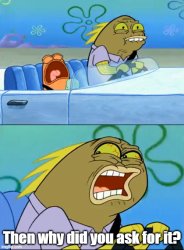 Then Why Did You Ask For It Meme Template