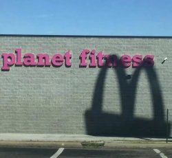 Planet Fitness McDonalds Meme Template