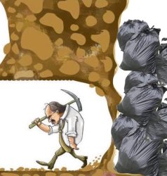 Keep Mining Trash Meme Template