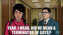 Gay Terminator Meme Template