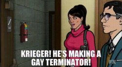 Gay Terminator Meme Template