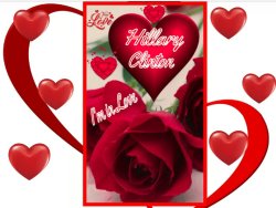 Hillary Heart Throb I'm so in Love Meme Template