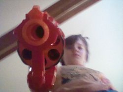 Child holding a gun Meme Template