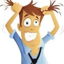 Cartoon Man Pulling Hair Out Meme Template