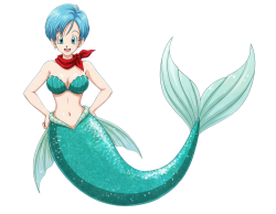 Mermaid Bulma Meme Template