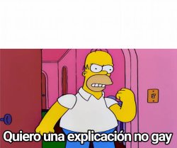 Quiero una explicacion no gay Meme Template