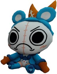 Grumpy Bear Shrimpo Plush Meme Template