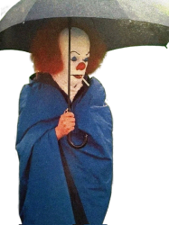 Pennywise with Umbrella Meme Template