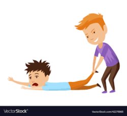 Cartoon 2 Kids Bullying Meme Template