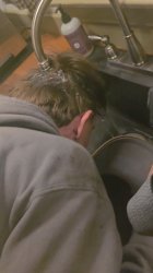 Jake Moore getting holy water Meme Template