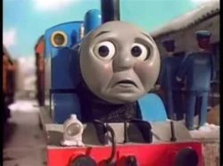 Thomas the Tank Engine Sad Face Meme Template