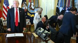 Trump ignores Meme Template