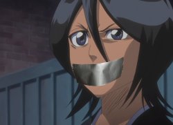 Rukia Gagged Meme Template