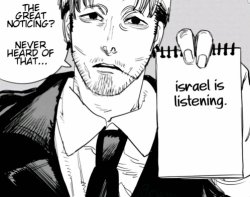 The great noticing? Never heard of that (Israel is listening) Meme Template