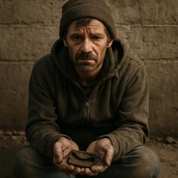 a men with no money and poor Meme Template