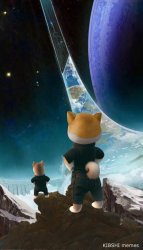 AI dog meme space exploration Meme Template