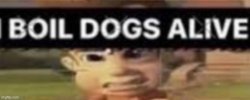 i boil dogs alive Meme Template