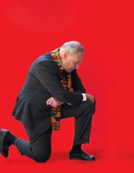 Chuck Schumer bends the knee Meme Template