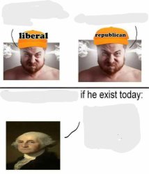 If George Washington were Alive Today Meme Template