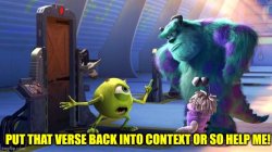 Back Into context Meme Template