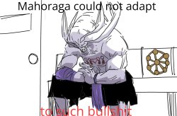 High Quality Mahoraga Could Not Adapt To Such Bullshit Meme Template