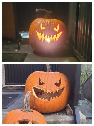 Meth Jack-o-lantern Meme Template