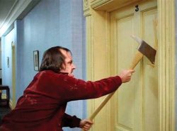 Here's Johnny! Meme Template