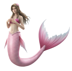 Aerith mermaid Meme Template