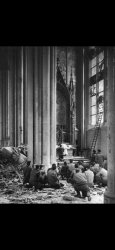 WWII American Soldiers at Cologne Cathedral Meme Template