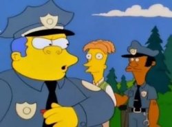 Simpsons police work Meme Template