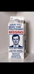 Missing Buttigieg Meme Template
