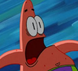 Shocked Patrick Meme Template