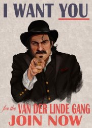 Van Der Linde poster Meme Template