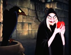 Snow White Evil Queen Apple and Crow Meme Template