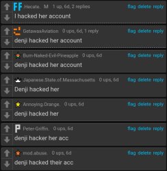 Hacked her account Meme Template