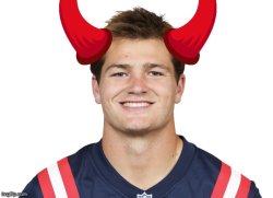 Evil Drake Maye Meme Template