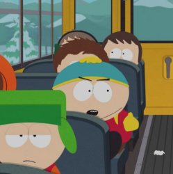 Eric Cartman Bus Meme Template