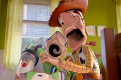 Distorted Woody and Buzz Meme Template