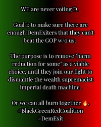 We Are Never Voting D Meme Template