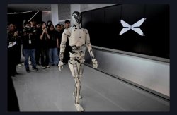 Tesla robot show off Meme Template