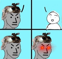 NPC Meme Arc Raider Angry Meme Template
