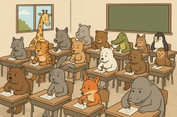 test time in the animal kingdom Meme Template