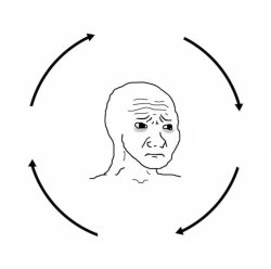 circle sad wojack Meme Template