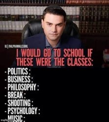 I would go to school if these were the classes: Meme Template