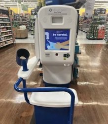 Walmart blood pressure kiosk Meme Template