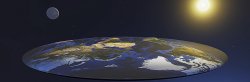 flat earth Meme Template