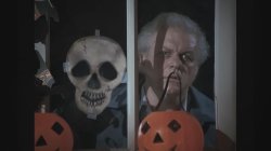 Hazelrigg through a window at Halloween school dance Meme Template