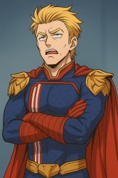 That look on your face homelander edition Meme Template
