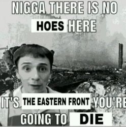 There is no hoes here you're going to die Meme Template