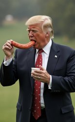 Trump wiener Meme Template